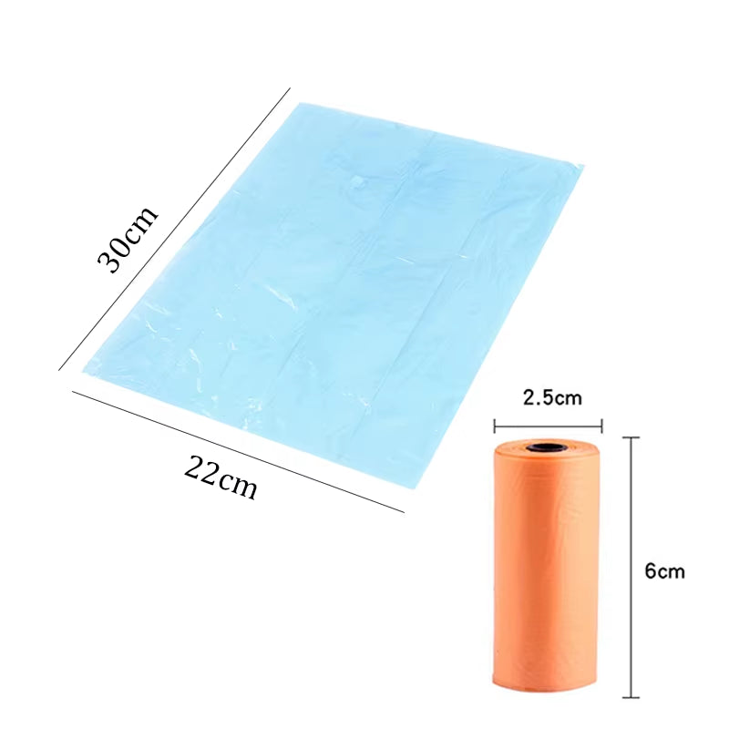KOMMILIFE 2 Rolls Dog Poop Bag 20Pcs/Roll Degradable Pet Dog Poop Bags Pet Waste Poop Bags Outdoor Pet Litter Poop Bag for Dogs