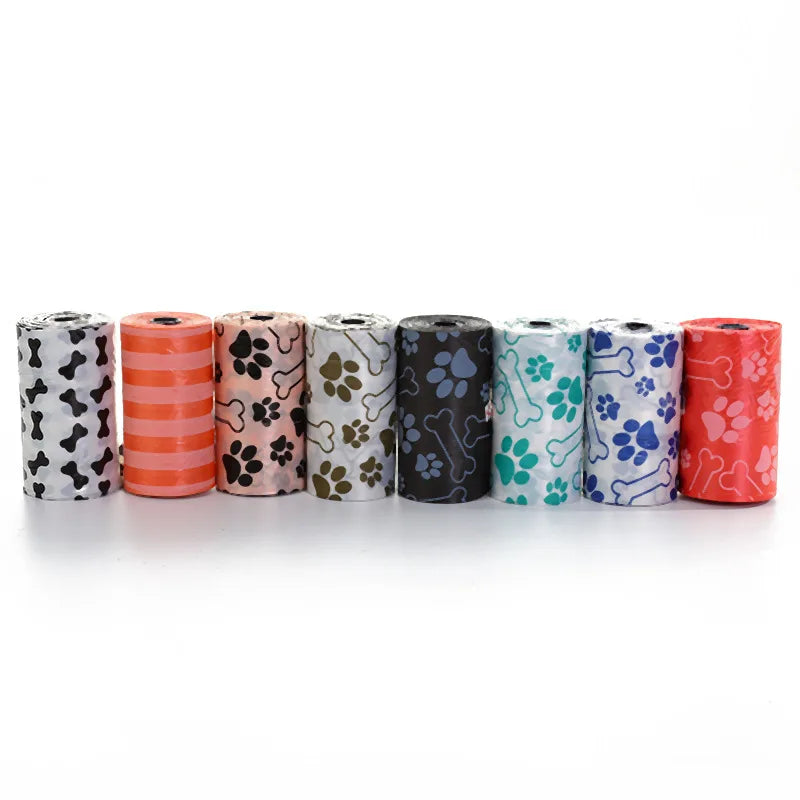 KOMMILIFE 10 Rolls Dog Poop Bag Biodegradable 20Pcs a Roll Pet Waste Bag for Dogs Outdoor Dog Poop Scooper Dispenser Garbage Bag