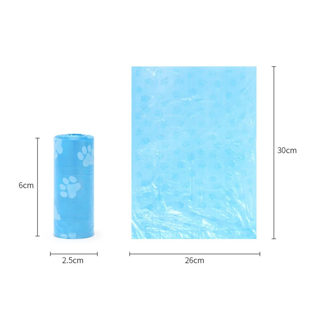KOMMILIFE 10 Rolls Dog Poop Bag Biodegradable 20Pcs a Roll Pet Waste Bag for Dogs Outdoor Dog Poop Scooper Dispenser Garbage Bag
