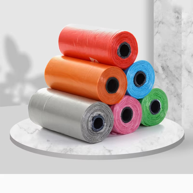 KOMMILIFE 2 Rolls Dog Poop Bag 20Pcs/Roll Degradable Pet Dog Poop Bags Pet Waste Poop Bags Outdoor Pet Litter Poop Bag for Dogs